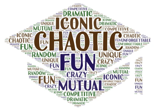 Word bubble matric word cloud art