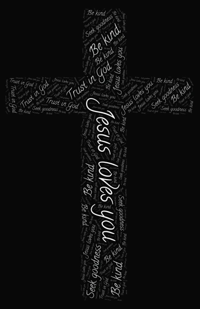 cross word cloud art