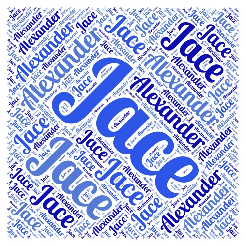 Jace Alexander  word cloud art