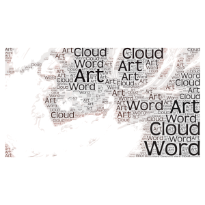 im back word cloud art