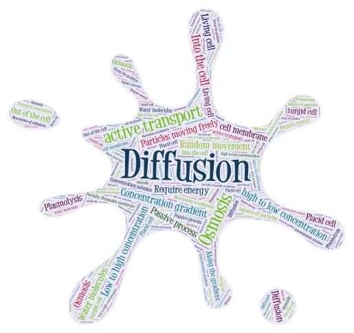 Biology word cloud art