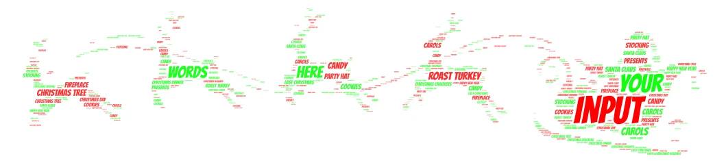 CHRISTMAS GREETINGS 2025    11th PRIMARY SCHOOL  4th GRADE word cloud art