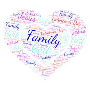 Copy of Home project: Fun Projects: Heart word cloud art