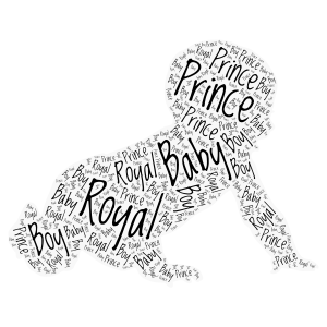 !!Baby boy for Harry and Meghan!! word cloud art