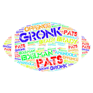 Let's Go Pats! (Don't judge if you like any other american football team) word cloud art