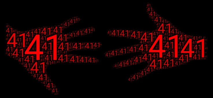 41 hand moves word cloud art