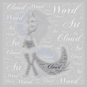 Don't mess with Loona word cloud art