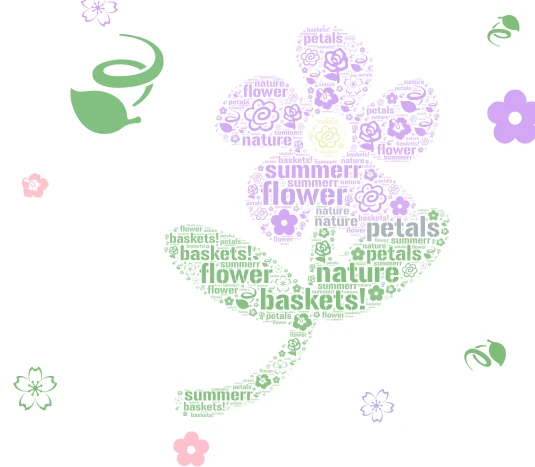 violet ~! word cloud art
