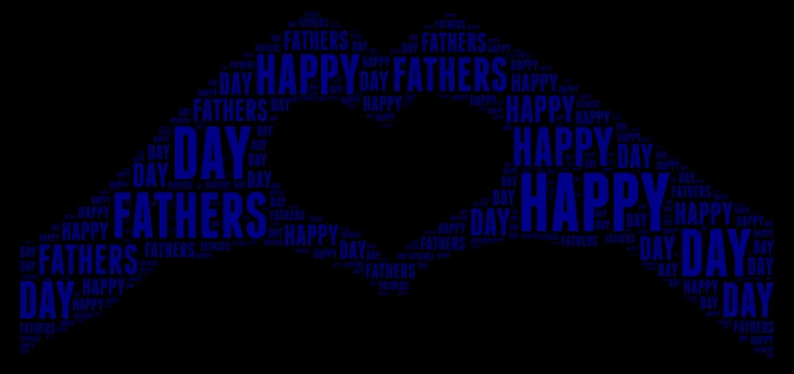 fathers day word cloud art