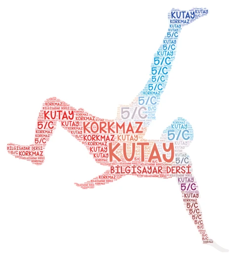 Kutay word cloud art