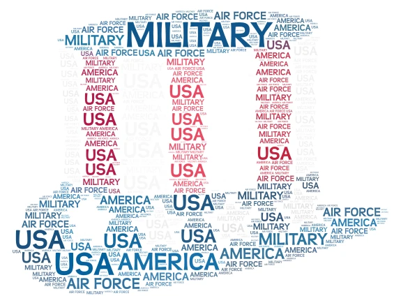 LETS GO AMERICA word cloud art