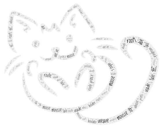 U6 w2 word cloud art