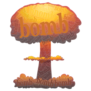 fart bomb word cloud art