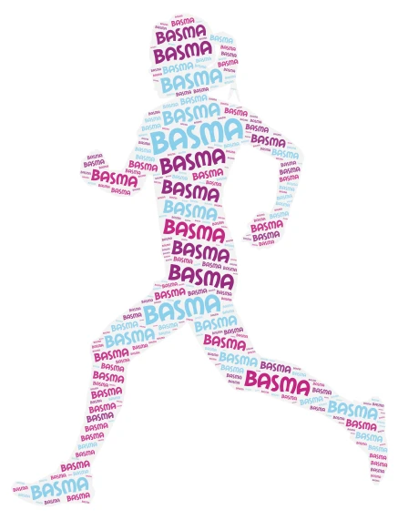 basma word cloud art