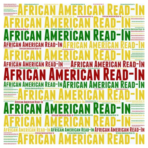 African American Read-In word cloud art