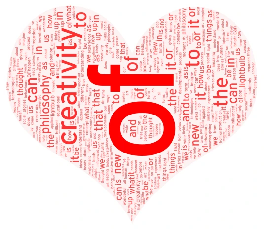 creativity word cloud art