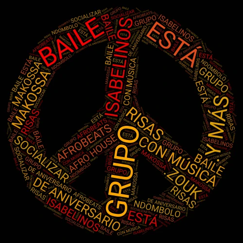 GRUPO ISABELINOS word cloud art