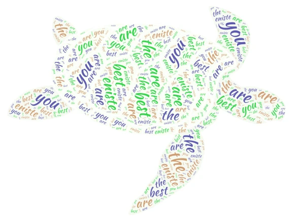 you are the best enishte word cloud art