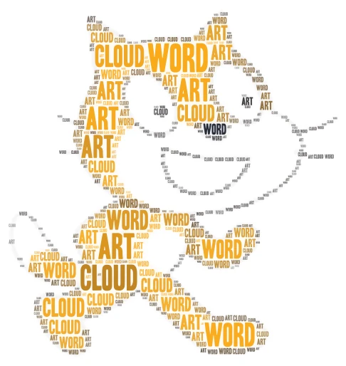 Hdhdhdnd word cloud art