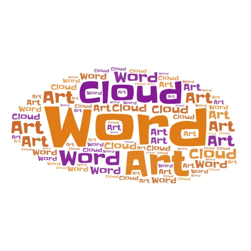 hola word cloud art