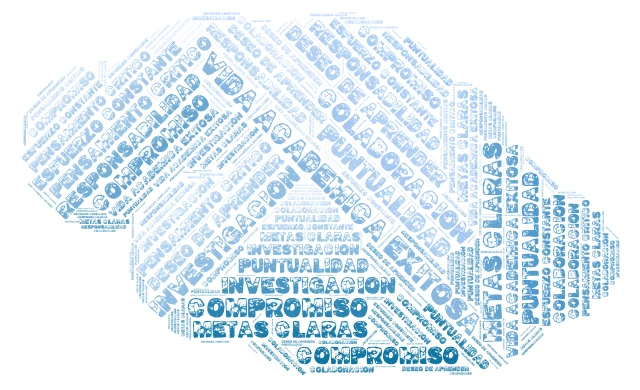 Casualidades Académicas Exitosas,2 word cloud art