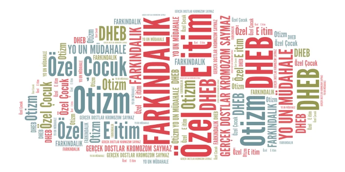 Özel Eğitim  word cloud art