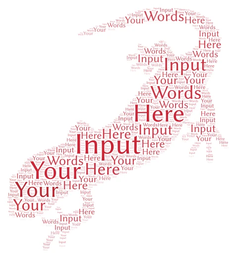 x word cloud art