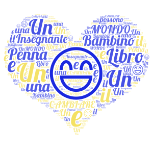 LANGUAGES DAY & PEACE DAY word cloud art