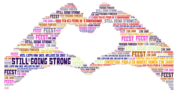 230feestPaulaChrisAnneke word cloud art