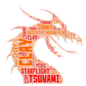 Wings of Fire The Dragonet Prophecy word cloud art