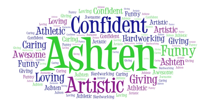 6th Grade word cloud art