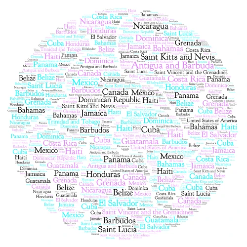 Vinland word cloud art