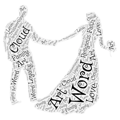 i made this in school word cloud art