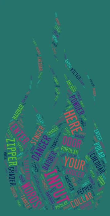 U5W4 word cloud art
