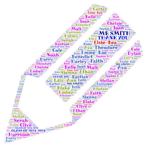 Mr Smith  word cloud art