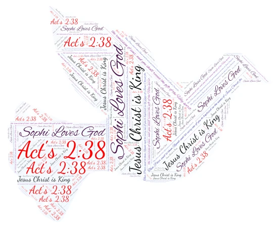 Jesus Christ is King word cloud art