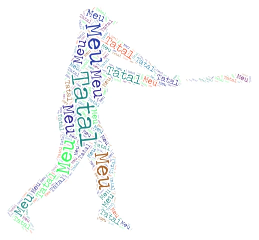 Tatal meu word cloud art