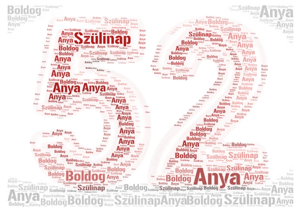 Anya 52 word cloud art