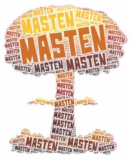 Masten word cloud art