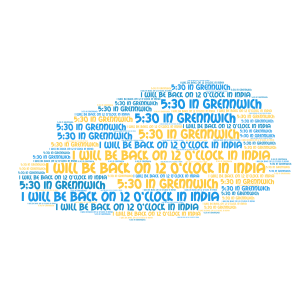 i will be back word cloud art