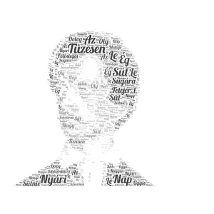 János vitéz word cloud art