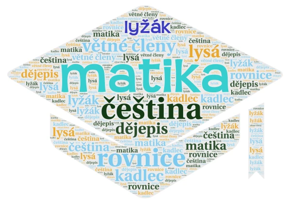 my scholl year word cloud art