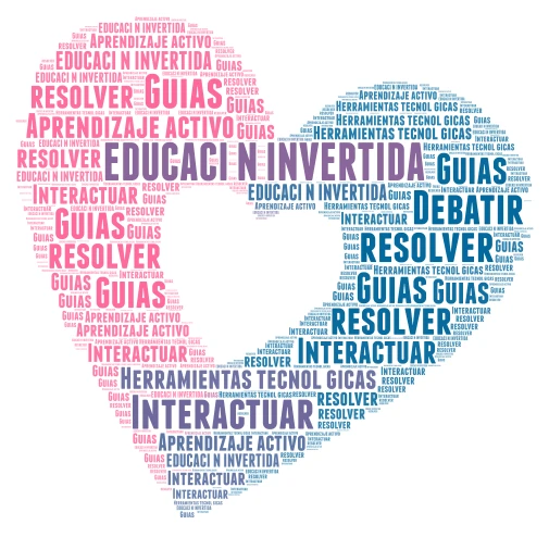 CLASE INVERTIDA word cloud art