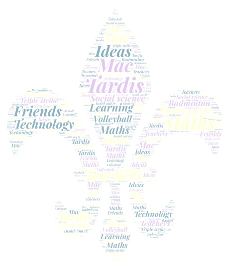 Reflect  word cloud art