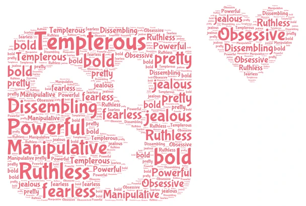 Abigail Williams word cloud art