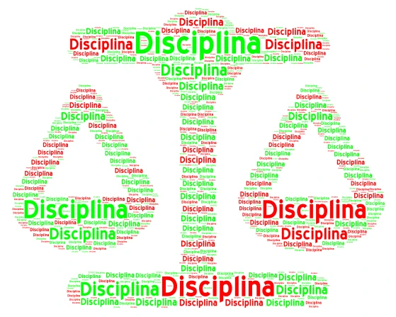 DISCIPLINA. HONESTIDAD , RESPETO word cloud art