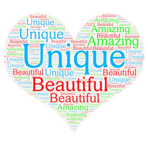 Be yourself word cloud art