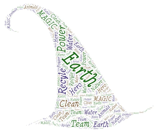 MAGIC word cloud art