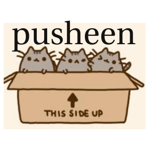 pusheen box :D word cloud art