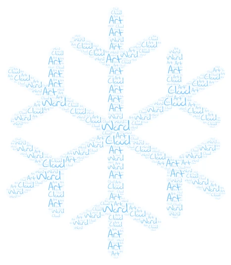 Example word cloud art